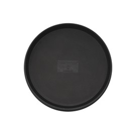 Tusco Products TR22BK Round Tray Planter Saucer, 22", Black