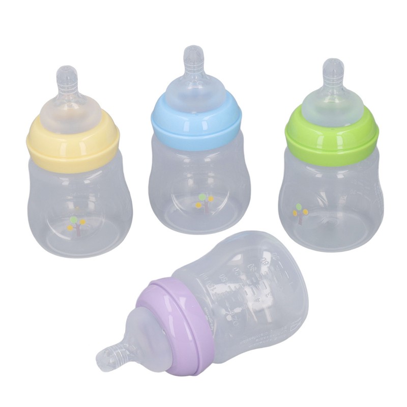Baby Bottle Gift Set Colorful 6 Oz PP Boys Girls