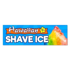 Hawaiian Shave Ice Vinyl Banner Standard - 30x96