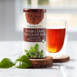 The Republic Of Tea Organic Double Dark Chocolate Mate, 250 Tea Bag Bulk
