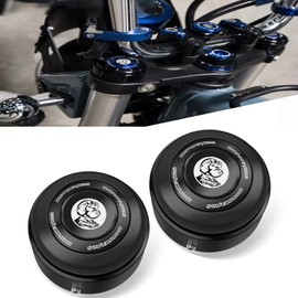 For Monkey 125 monkey125 2024 2023 2022 Accessories Front Shock Absorber Cover Motorcycle Shock Absorber Seal Cover Front Shock Shell Shock Top Cap Decorative Cover (Black)