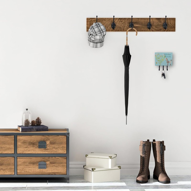 Caroline's Treasures Welcome Friends Chocolate Poodle Wall Hook, Triple