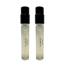 2 J.Malone's Scarlet Poppy Cologne Intense Spray Sample Vial 0.05 fl.oz./ 1.5ml each