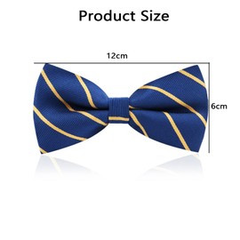Bow Ties For Men, Adjustable Tuxedo Bowtie Gift Idea for Boy Girl, Men Bowtie for Wedding, Formal Events, Party (F)