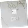 WOONEKY Wall Plate Dual Port Brush Insert for Easy Cable