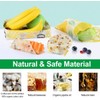 StyleC Beeswax Set of 3 Reusable Biodegradable Plastic Alternatives Storage