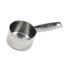 Rocky Mountain Goods Coffee Measure Cup 1 ounce / 2 tbsp - Stainless Steel Measuring Scoop with Handle - Quick and Easy Coffee Measuring Scoop - Dishwasher Safe - 1/8 Cup