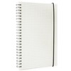 Smilo Spiral Notebook,A5 Graph Paper Notebook,5.75" x 8.19",80 Sheets (160