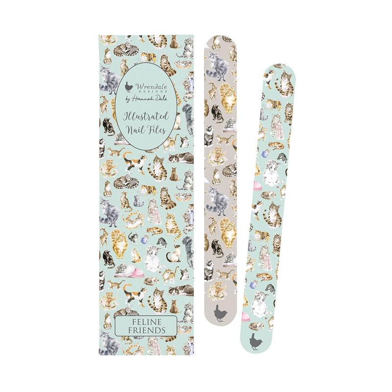 Wrendale Designs - 'Feline Friends' cat Nail File Set