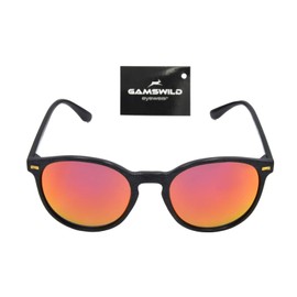 Gamswild Gamsstyle WM1122 Sunglasses Fashion Glasses Women Men Wood Look 1020 Unisex TR90 Design Red / Brown / Blue / Gold / Pink / Green / Turquoise, red