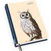 Dumont Owl 2025 Pocket Calendar, 11.3 x 16.3 cm, Planner