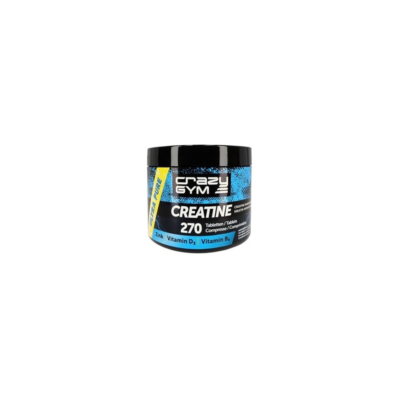 Creatine - Dietary Supplement with Creatine Monohydrate, Vitamin D3, Vitamin