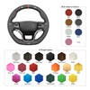 MEWANT Steering Wheel Cover for Ford Explorer ST 2020-2023 Hand-Stitched
