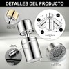 Regadera para Fregadero de Cocina, 2 Modos Extensor de Grifo