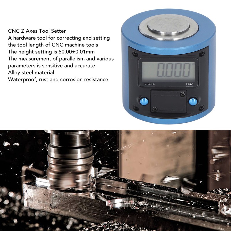 Z Axes Tool Setter Sensitive Precise Large Range Waterproof LCD