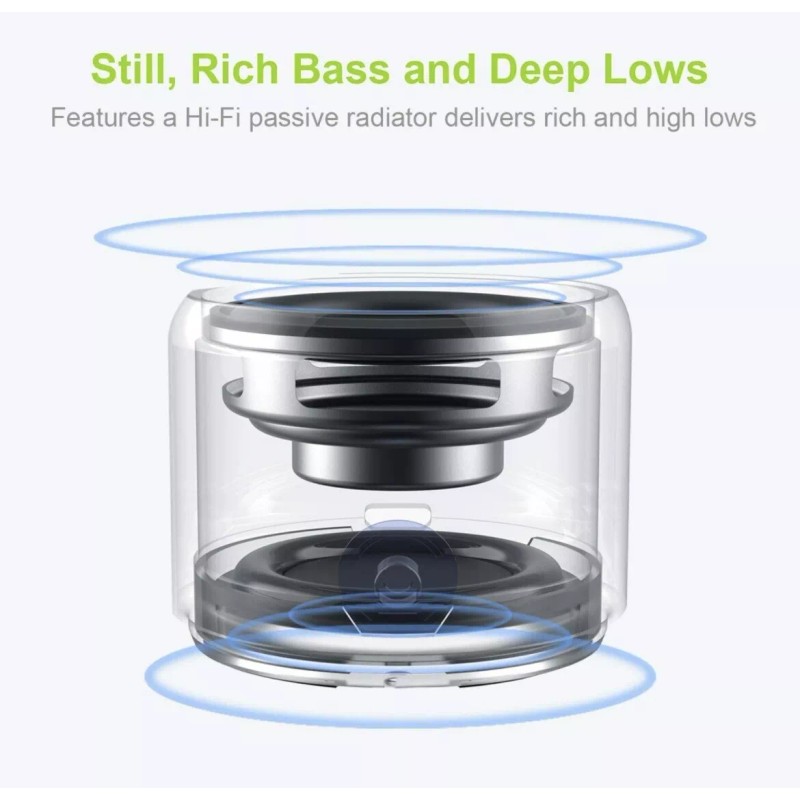 EWA A106 1.54 in 3W Portable Bluetooth Mini Speaker -