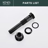 KENES Bathroom Sink Drain Stopper Pop up Sink Drain with