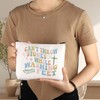 Christian Makeup Bag, Religious Gifts, Can't Throw Stones While Washing