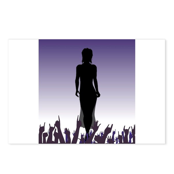 CafePress Catwalk Postcards (Package of 8), 6"x4" Printed Note Card