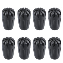 Azarxis Trekking Pole Rubber Cap Walking Pole Basket Stock Cap Rubber Tip Accessory Replacement Replacement Anti-Slip Tip Protection Universal 11mm 13mm Inner Diameter Climbing Hiking (Rubber Cap - 8pcs)