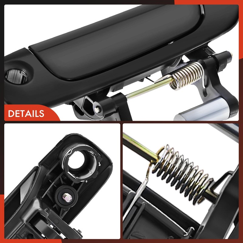 A-Premium Front Left Driver Side Exterior Door Handle with Keyhole
