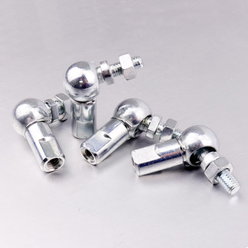 Atoplee Set of 4 L-shaped ball joint rod end bearings,