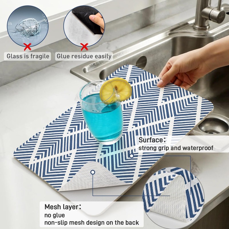 Cohoo Home Shelf and Drawer Liner Non Adhesive Non Slip