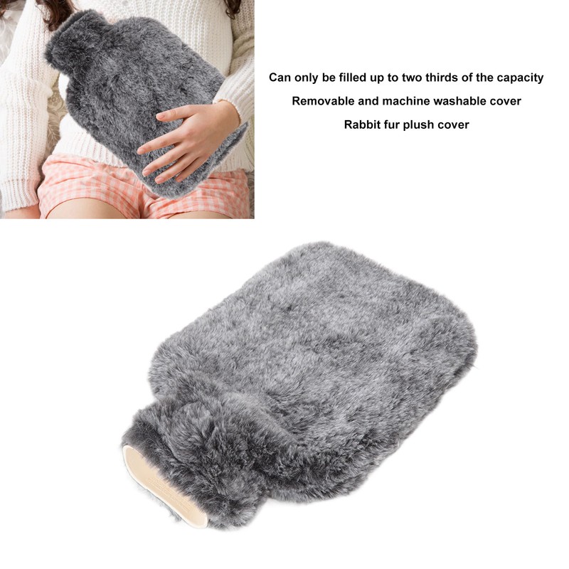 2000ML Hand Warmer Water Bag High Density Rubber Winter Hot