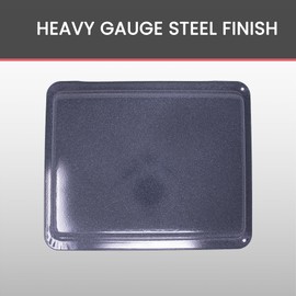 Suburban Range Broiler Pan, 2-Piece Easy to Clean, Durable Heavy Gauge Steel Finish, Compliments RV Range, 11.75" W x 14.5" L (520805)