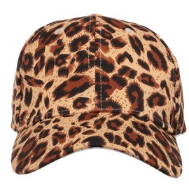 BUZZxSELECTION CAP148 Women's Cap Hat Leopard Animal Design Casual