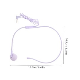 Gatuida Wired Ear Hanging Microphone for Musicians Lightweight Condenser Mic with Antifeedback Technology Ergonomic Design Enhanced Sound Clarity and Secure Fit for Voice Amplifier and