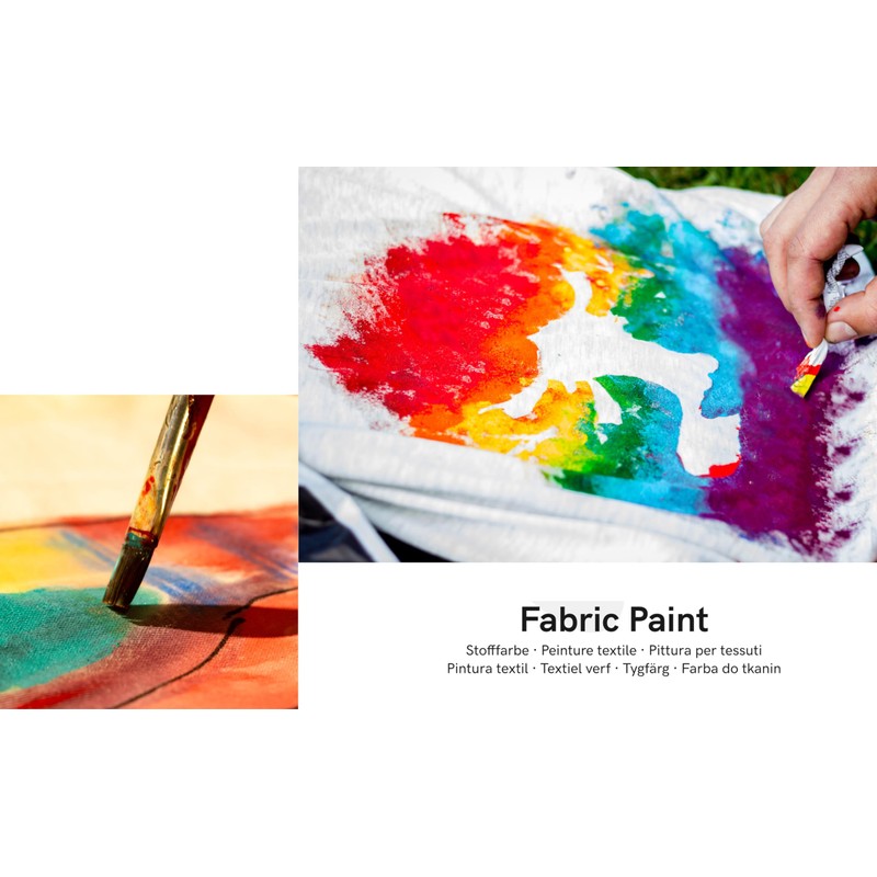 Artme Fabric Paint Dye Set 10 Colours 20ml x10 -