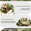 Mtgluk Camo Helmet Cover, Breathable Mesh Camouflage Tactical Military Gear