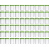 60 Ointment Jar Containers Cream/Ointment Kruke 35ml Capacity, with Green