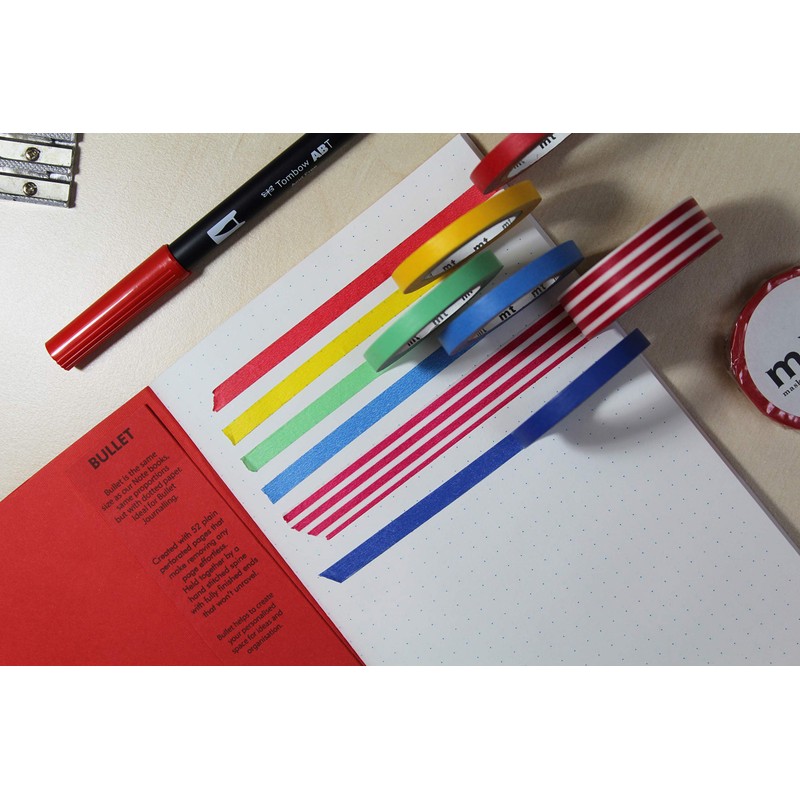 Silvine Originals Bullet Notebook. 52 Pages Printed 5mm Dot Grid.