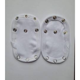 Dtailz Baby Vest/Bodysuit Extender Adjustable Length X 2