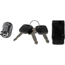 KarParts360 for Mazda Tribute 2001 2002 2003 2004 Ignition Lock Cylinder | Silver Housing Color | Metal Housing Material | Key Programmable | 2 Key | with Keys | Metal Lock Material | 1L2Z-11582-BC