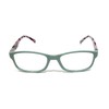 Womens Flower Reading Glasses Floral Readers Eyeglasses Blue Green +