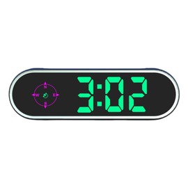 Car Hud Head up Display - MPH Heads up Display GPS Car Hud,Smart Gauge Speed Meter Monitoring Device, Speeding Alert, Travel Direction Function