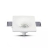 VT-714 GU10 Gypsum Fitting Square-White