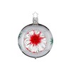 Fir Glow, Silver Shiny 21742R008 Inge-Glas German Glass Christmas Ornament