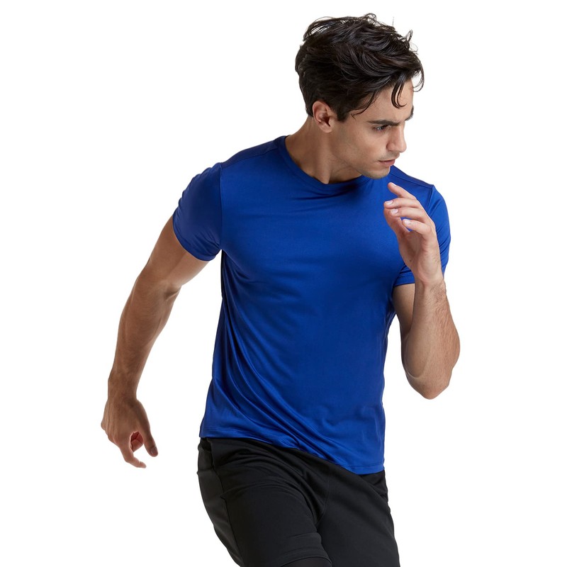 ATHLIO Men's Workout Running Shirts, Sun Protection Quick Dry Athletic