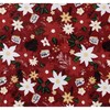 Holiday Time Throw 50" x 60" - Poinsettia