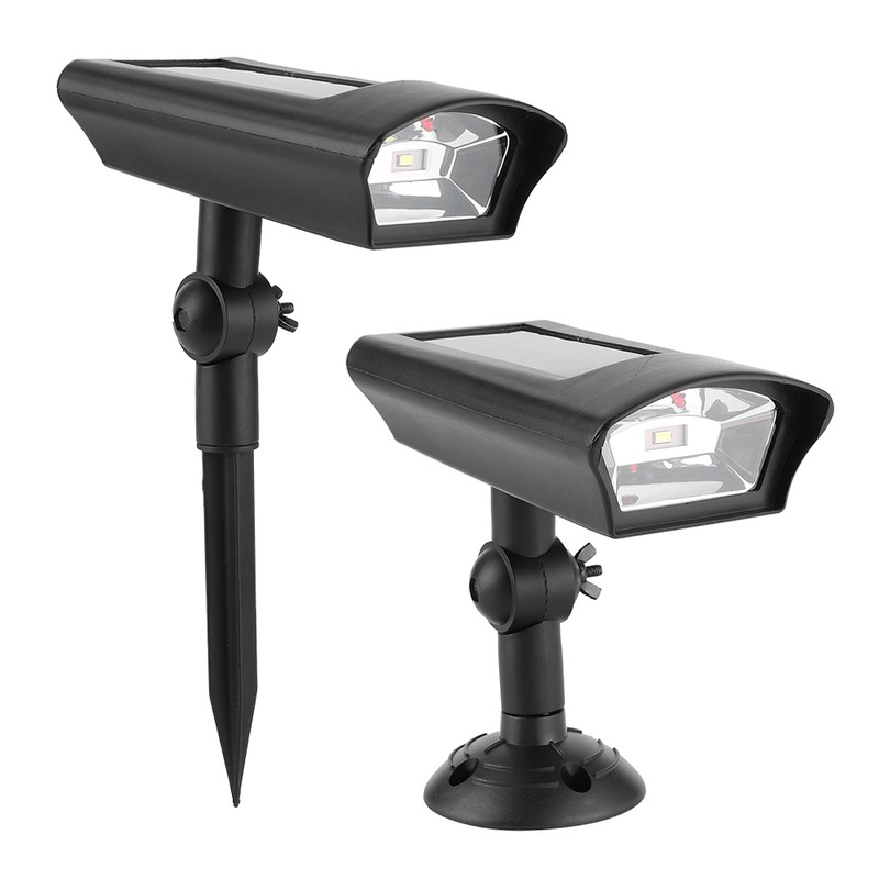 LED Solar Ground Insert Spotlights Waterproof Wall Lights Outdoor Landscaping