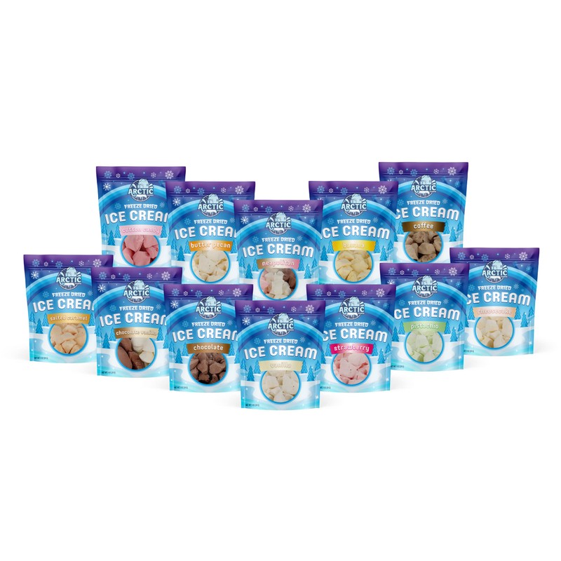 Arctic Farms Freeze Dried Ice Cream that Does Not Melt