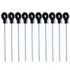 Tighall 10Pcs Long Electric Fence Insulator Screw-in Insulator Fence Post