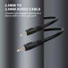 PNGKNYOCN 2.5mm Audio Aux Cable，2.5mm Male to Male TRRS Stereo