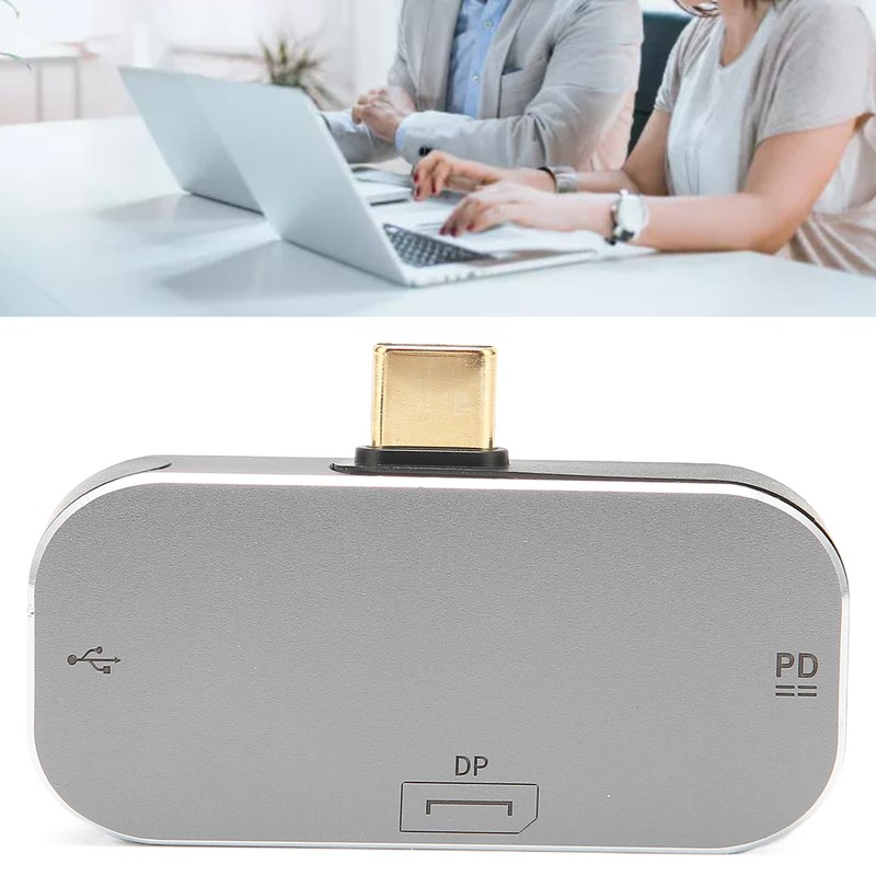USB C to DP Converter Multifunctional Plug and Play Portable