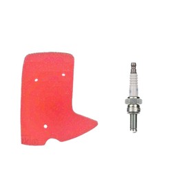 Air Filter + Spark Plug CR7EB Set Suitable for Peugeot Jet Force, Jetforce C-Tech, Ludix 50 - Optimum Engine Performance and Efficiency