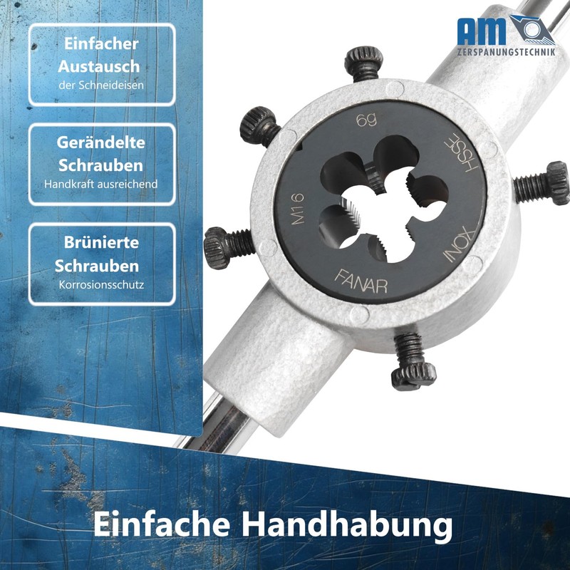 AM-Zerspanungstechnik Die Holder 25 x 9 mm | PRO Thread